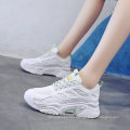 Superstarer 2021 New Mesh Breathable Fashion Increases Casual Women Fashion Sneaker Shoes White